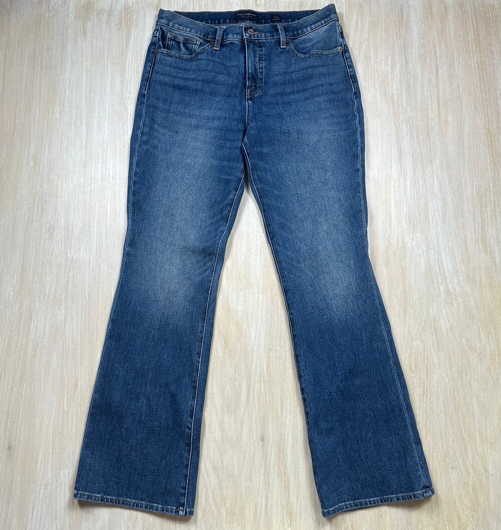 Lucky Brand Ava Mid Rise Bootcut Medium Wash Stretch Blue Denim Jeans 14/32